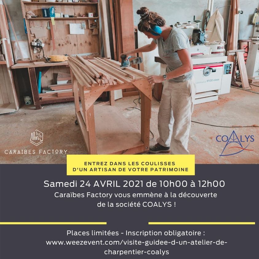 Activité Visite Guidée D'un Atelier De Charpentier - COALYS offer Visite guidée d'un atelier de charpentier - COALYS image