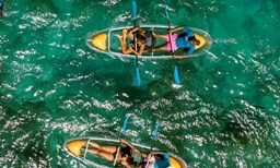 Activité Loisirs aux Saintes offer See-Through kayak image