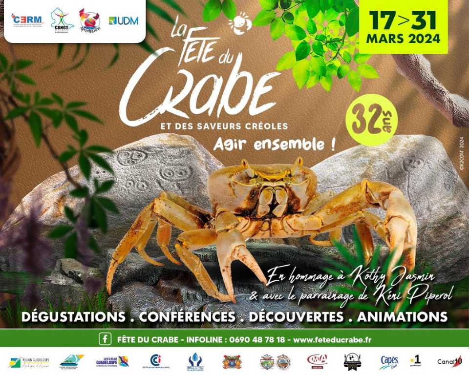 Fête du crabe 2024 | Fête du crabe Guadeloupe | Pâques Guadeloupe | Boko d'or | Atelier culinaire fete du crabe | Atelier culinaire crabe
