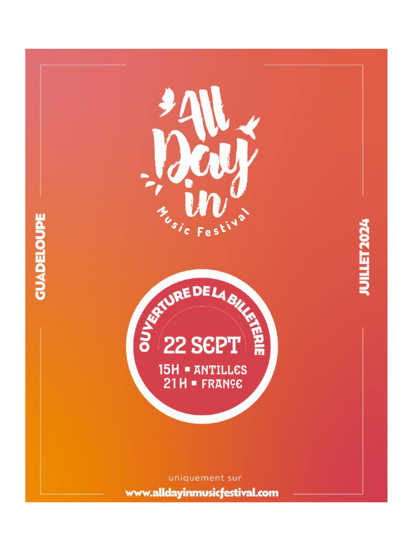 ADI | All Day in | Festival guadeloupe | agenda guadeloupe